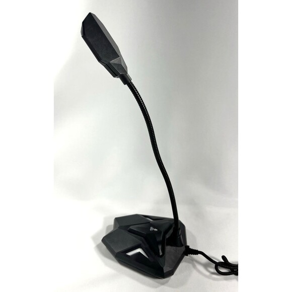 BUGHA-Microphone #ZE121720 Freestanding Desktop/Laptop USB Black Tested - Picture 3 of 7